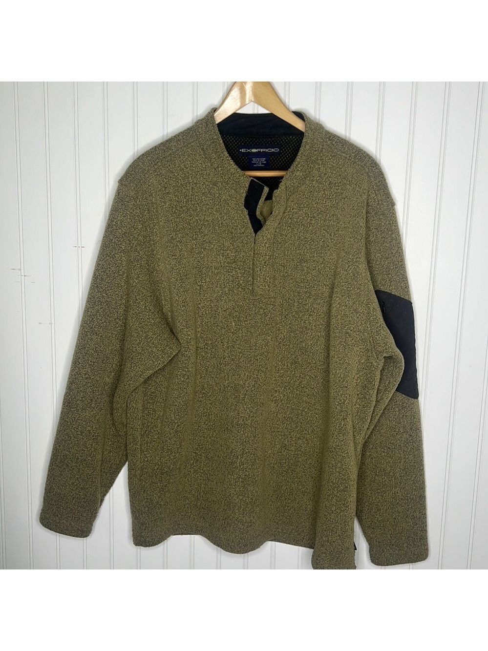 1/4 Snap Up Winter Weight Mens fleece Size Large